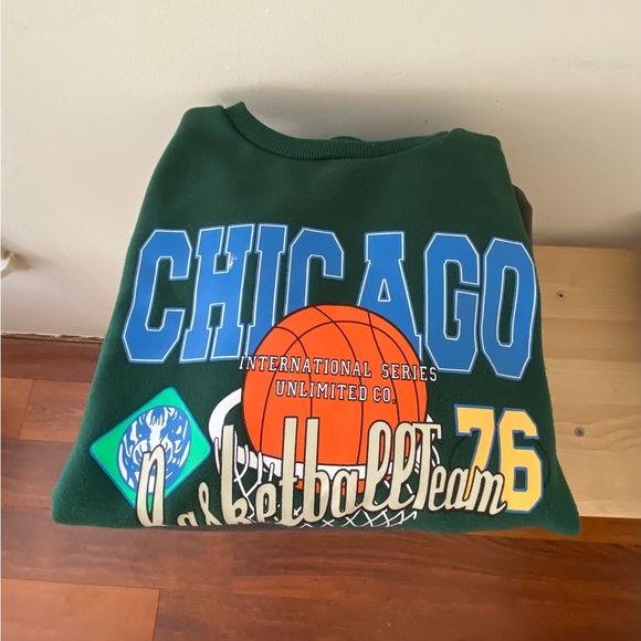 Letter Graphic Drop Shoulder Sweatshirt - Picture 2 of 4